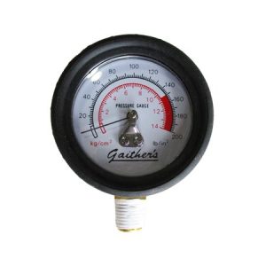 Bead Blaster Block Pressure Gauge